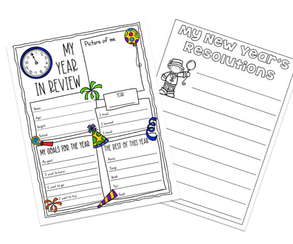 New Years Coloring Pages (Free Printables) - The Best Ideas for Kids