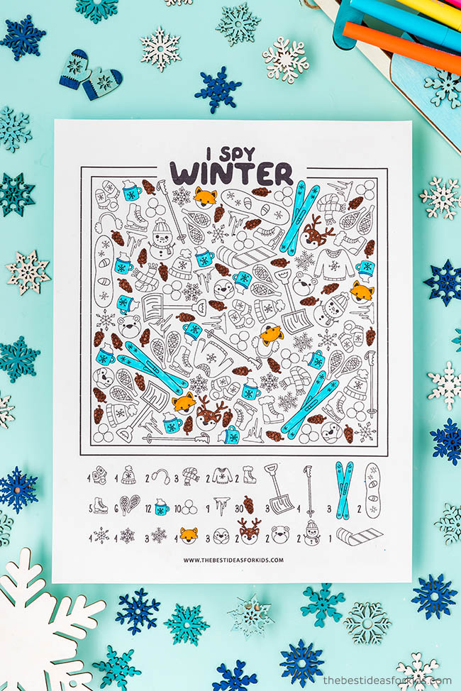 Winter I Spy (Free Printables) The Best Ideas for Kids