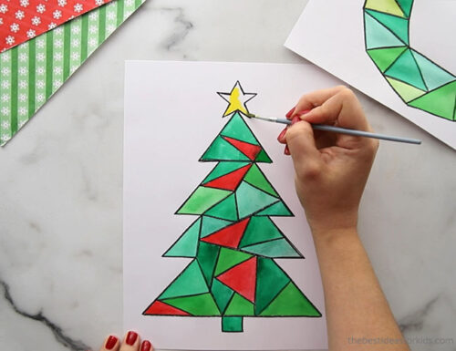 Watercolor Christmas Art - The Best Ideas for Kids