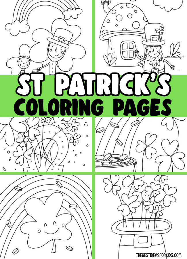 St Patrick's Day Coloring Pages (Free Printables) - The Best Ideas for Kids