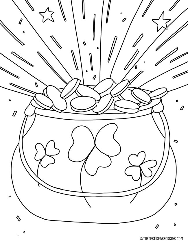 St Patrick's Day Coloring Pages (Free Printables) - The Best Ideas for Kids