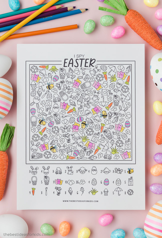 I Spy Easter Free Printable