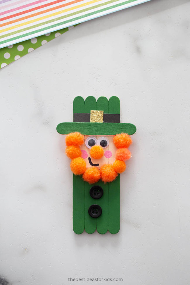 Popsicle Stick Leprechaun Craft - The Best Ideas for Kids