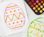 Tape Resist Easter Eggs - The Best Ideas for Kids