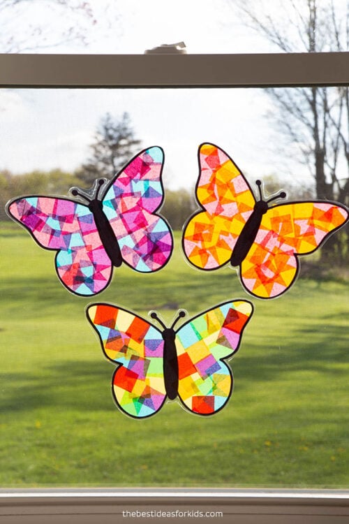 Butterfly Suncatcher - The Best Ideas for Kids