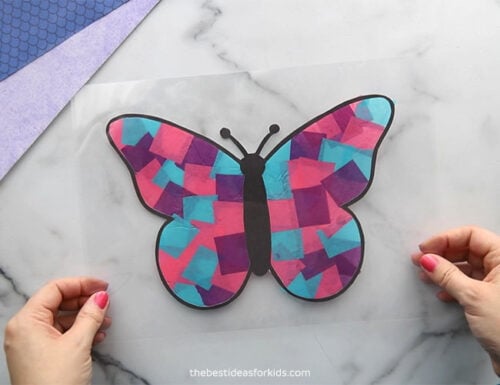 Butterfly Suncatcher - The Best Ideas for Kids