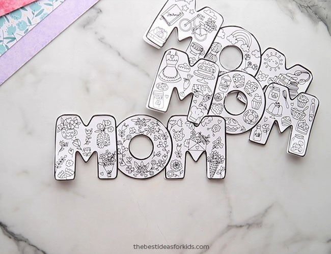 Mother's Day Coloring Cards (Free Printables) - The Best Ideas for Kids