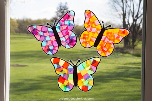 Butterfly Suncatcher - The Best Ideas for Kids