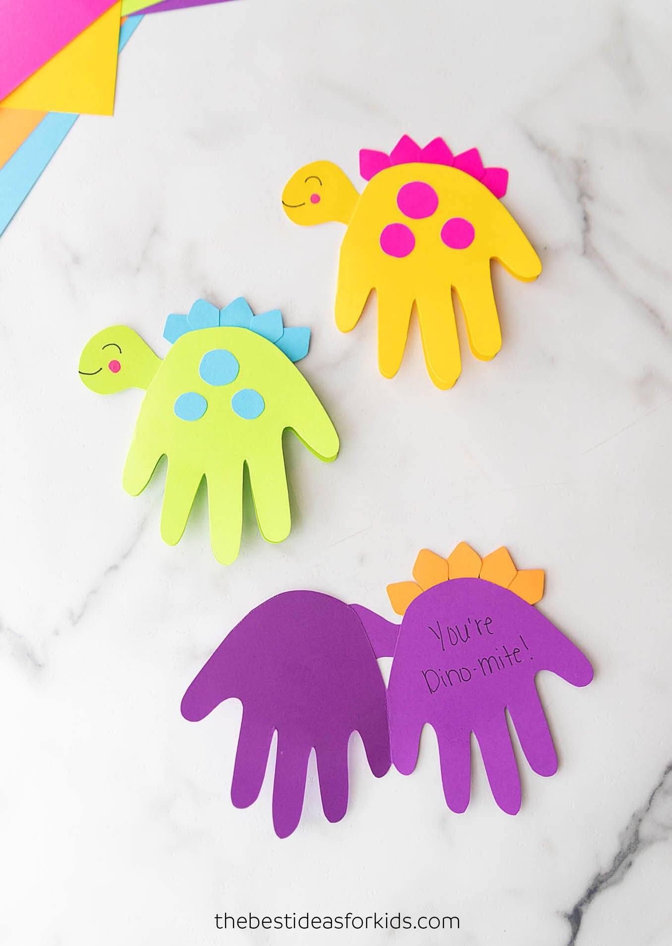 Dinosaur Handprint - The Best Ideas for Kids