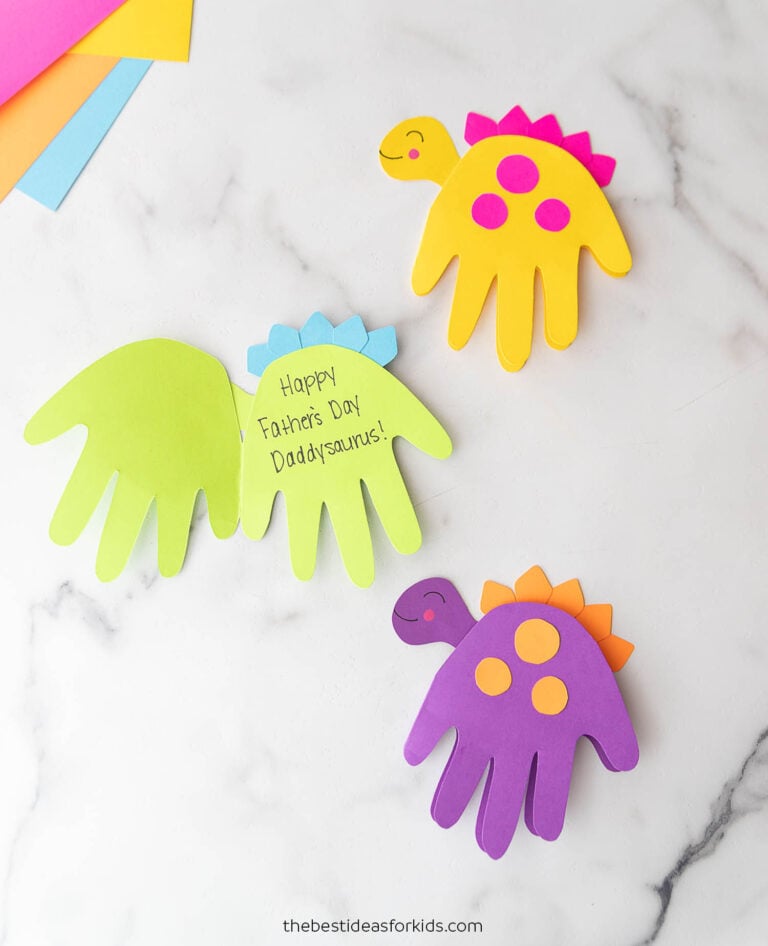 Dinosaur Handprint - The Best Ideas for Kids