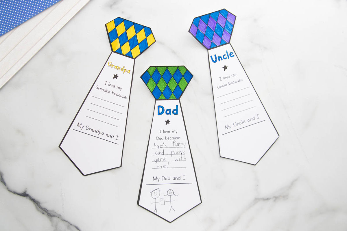 Father s Day Tie Card The Best Ideas For Kids