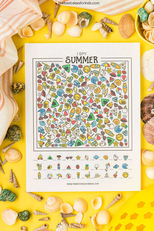 I Spy Summer (Free Printables) The Best Ideas for Kids