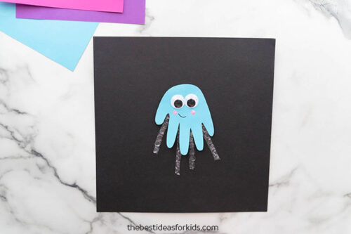 Jellyfish Handprint - The Best Ideas for Kids