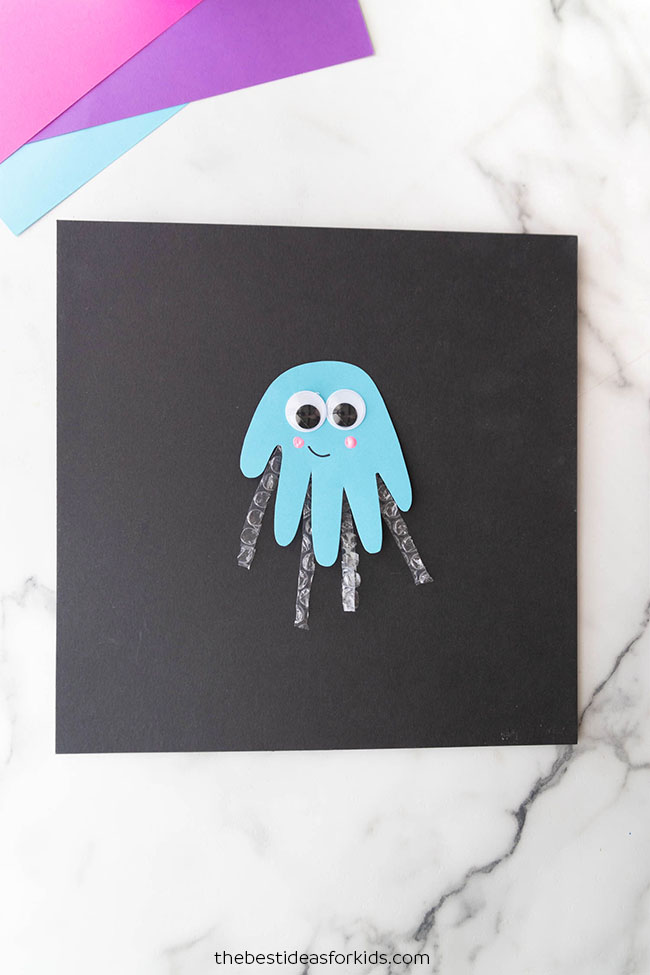 Jellyfish Handprint - The Best Ideas for Kids