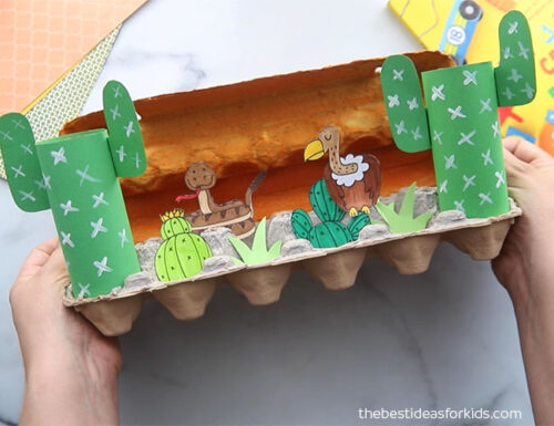 Egg Carton Desert - The Best Ideas for Kids