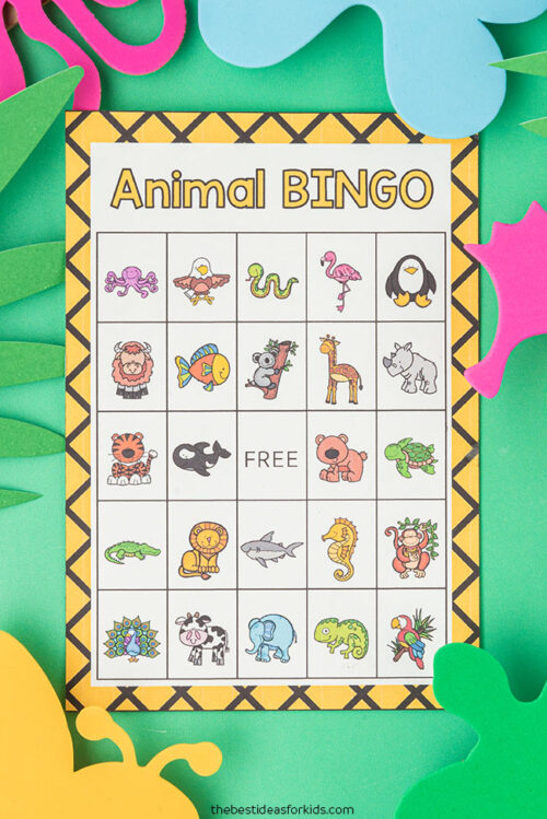 Animal Bingo (Free Printables) The Best Ideas for Kids