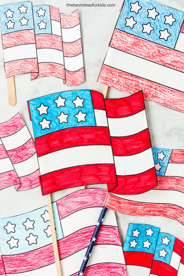 Printable American Flag Free Printables The Best Ideas For Kids