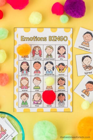 Emotions Bingo (Free Printables) - The Best Ideas for Kids