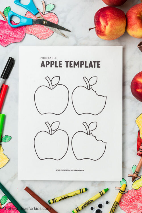 Apple Template - The Best Ideas for Kids