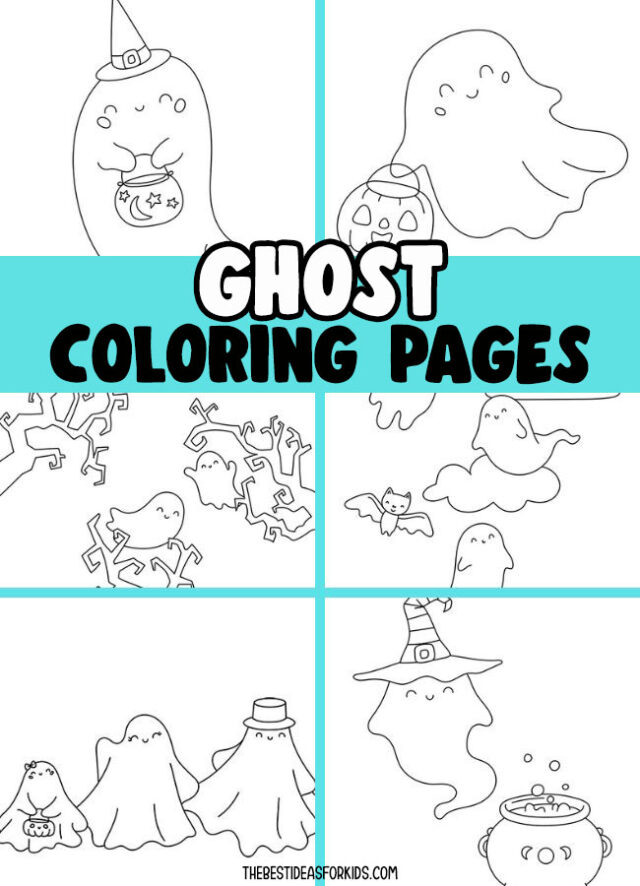 halloween ghost coloring pictures