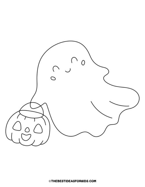 Ghost Coloring Pages (Free Printables) - The Best Ideas for Kids