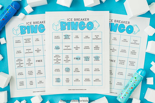 Ice Breaker Bingo (Free Printable) - The Best Ideas for Kids