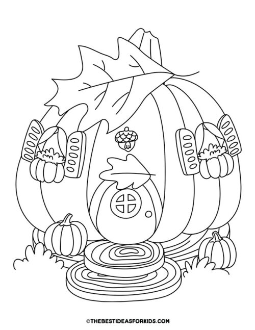 Pumpkin Coloring Pages (Free Printables) - The Best Ideas for Kids