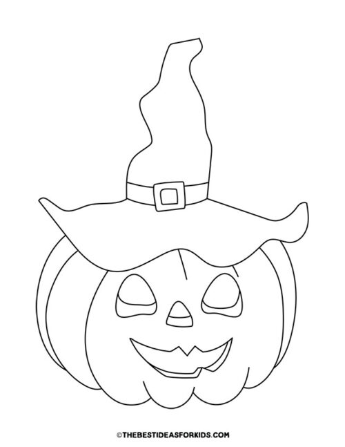 Pumpkin Coloring Pages (Free Printables) - The Best Ideas for Kids