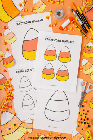 Candy Corn Template (Free Printables) - The Best Ideas for Kids