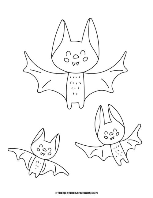 Bat Coloring Pages (Free Printables) - The Best Ideas for Kids