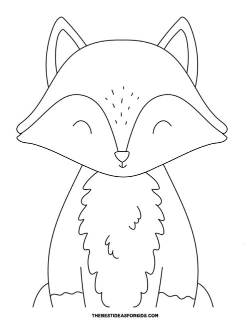 Fox Coloring Pages (Free Printables) - The Best Ideas for Kids