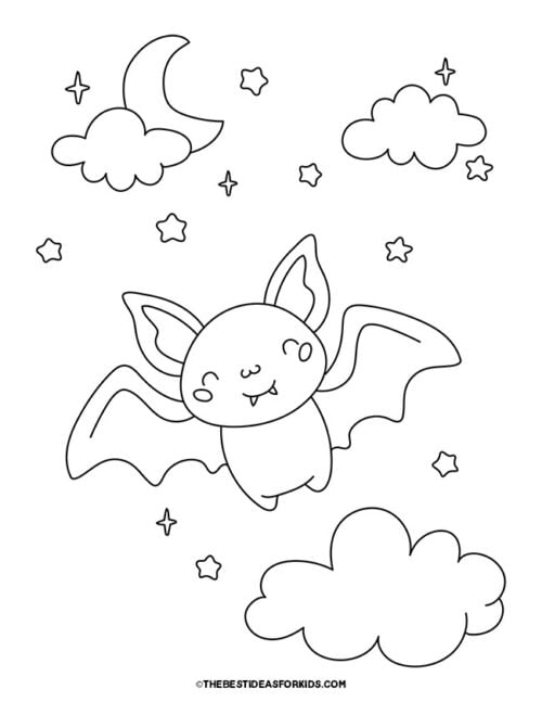 Bat Coloring Pages (Free Printables) - The Best Ideas for Kids