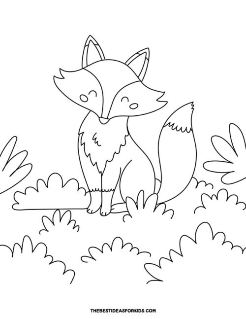 Fox Coloring Pages (Free Printables) - The Best Ideas for Kids