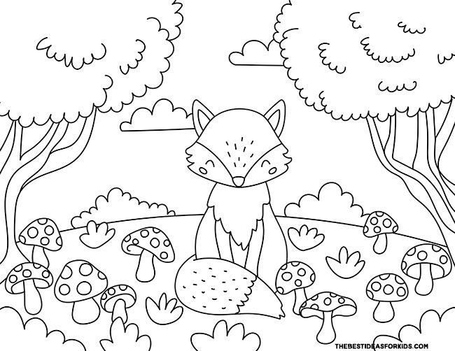 Fox Coloring Pages (Free Printables) - The Best Ideas for Kids