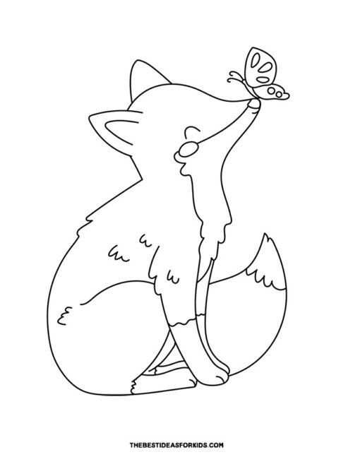 Fox Coloring Pages (Free Printables) - The Best Ideas for Kids