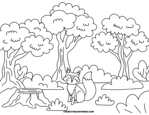 Fox Coloring Pages (Free Printables) - The Best Ideas for Kids