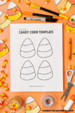 Candy Corn Template (Free Printables) - The Best Ideas for Kids