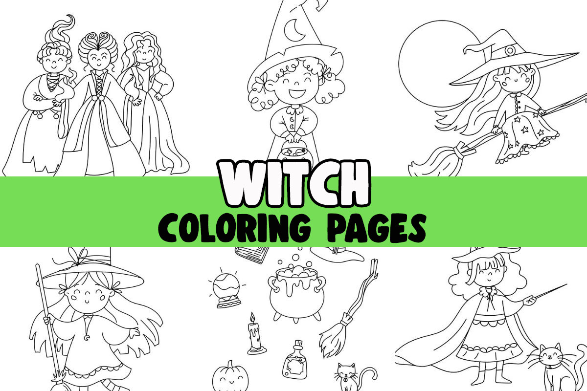 witch coloring