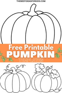 Pumpkin Outline (Free Printable Templates) - The Best Ideas for Kids