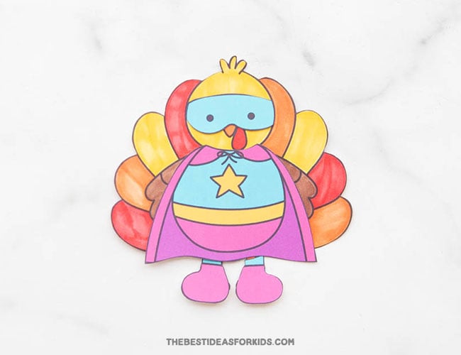 Turkey in Disguise Printable (Free Printable Turkey & Outfits) DIY Crafts