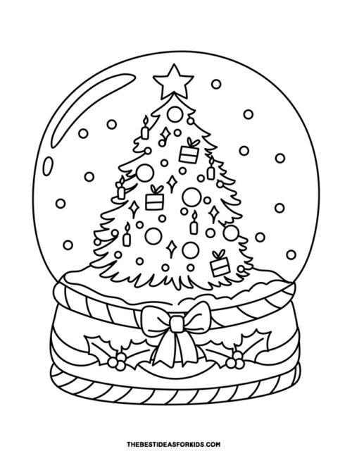 Christmas Tree Coloring Pages (free Printables) - The Best Ideas For Kids