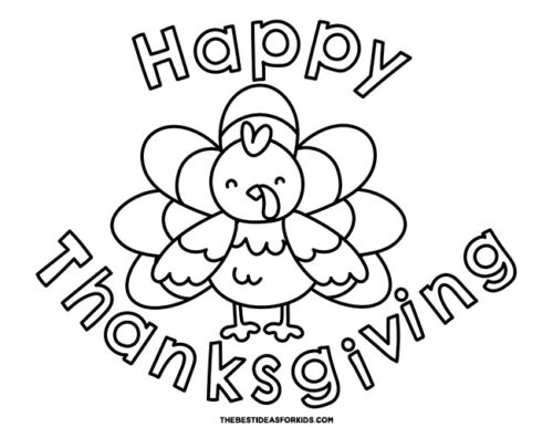 Turkey Coloring Pages (Free Printables) - The Best Ideas for Kids