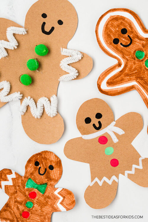 Gingerbread Man Template (Free Printables) - The Best Ideas for Kids