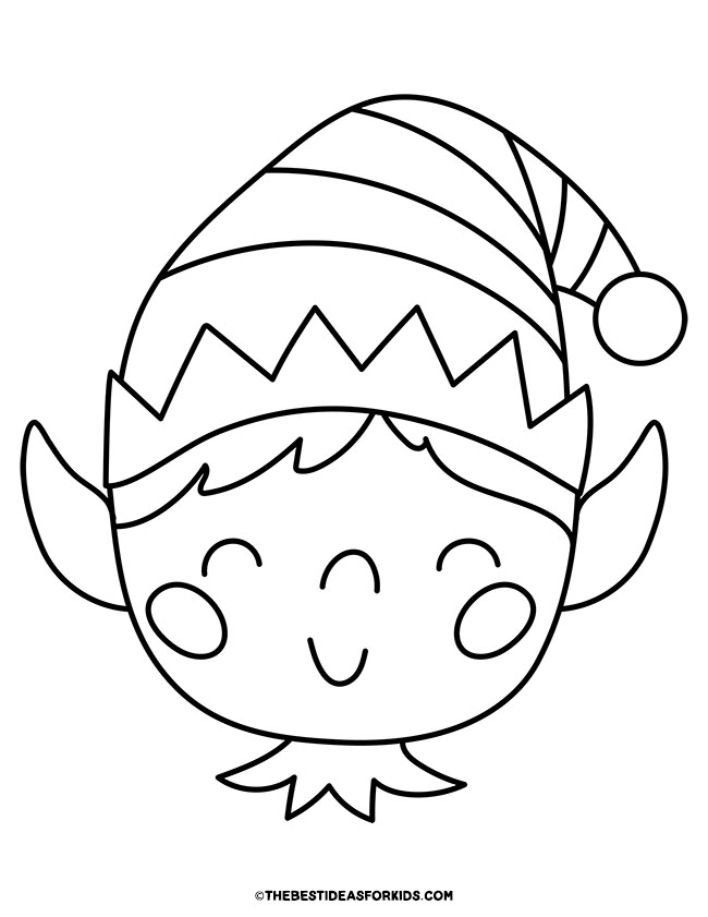 Elf Coloring Pages (Free Printables) - The Best Ideas for Kids