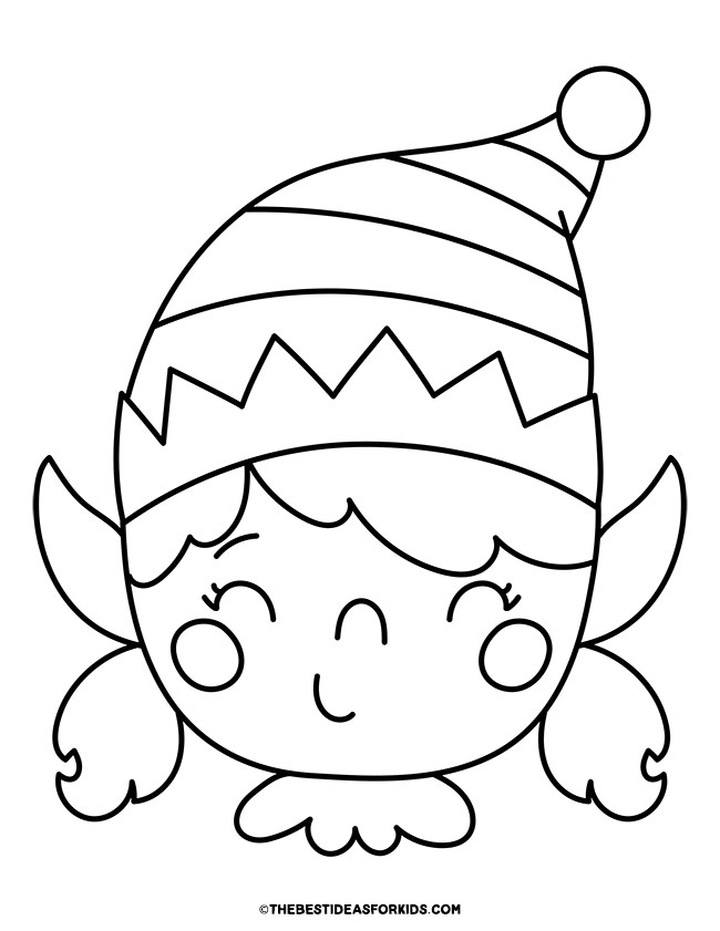 Elf Coloring Pages (Free Printables) - The Best Ideas for Kids