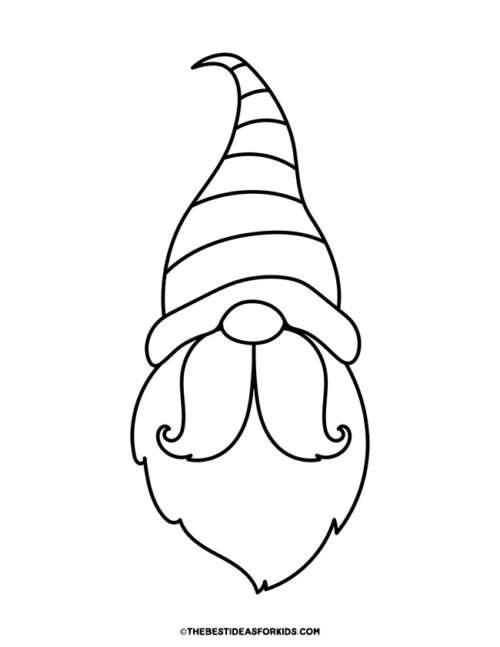 Gnome Coloring Pages (Free Printables) - The Best Ideas for Kids