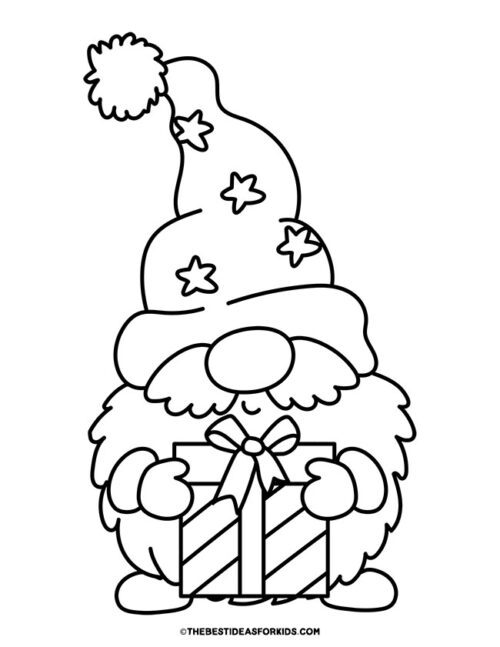 Gnome Coloring Pages (Free Printables) - The Best Ideas for Kids