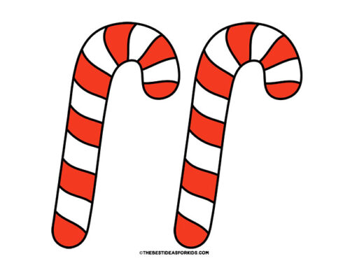 Candy Cane Template (Free Printables) - The Best Ideas For Kids