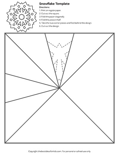 Snowflake Template 6