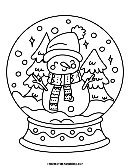 Snowman Coloring Pages (Free Printables) - The Best Ideas for Kids